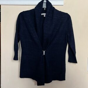 Neiman Marcus the cashmere collection 3/4 length sleeve cashmere cardigan